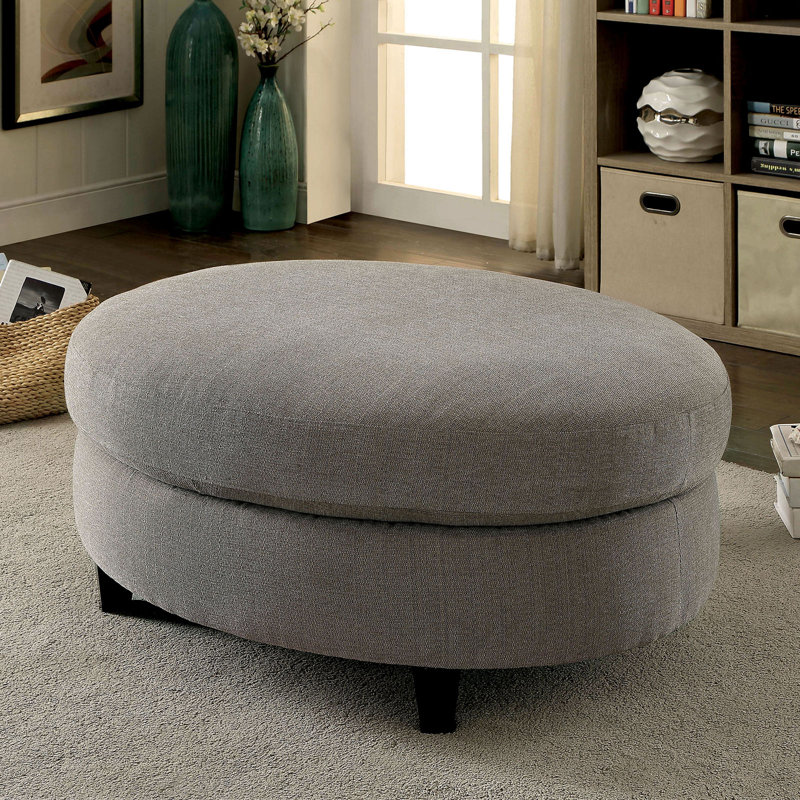 Red Barrel Studio® Jakki 41.75'' Wide Oval Cocktail Ottoman with